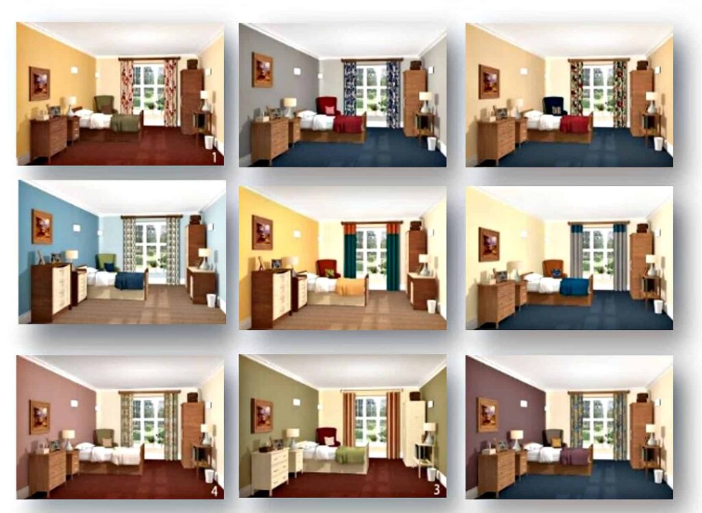 Same room, different schemes